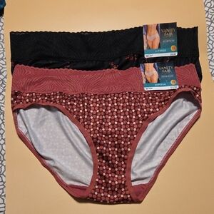 Vanity Fair Effortless Hipster Panties Set Of 2 Size 7 L